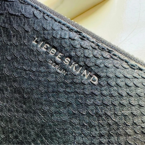 Liebeskind Berlin Lesley Snake Leather Large Zip Around RFID Protection Wallet - Picture 5 of 12